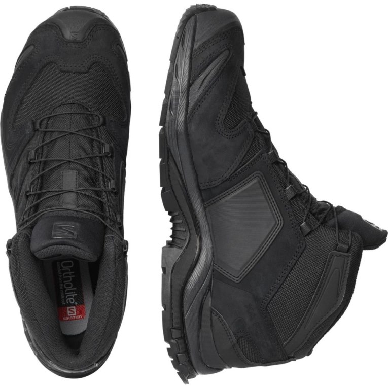 Botas Tácticas Salomon Xa Forces Mid EN Hombre Negros | MX DNCI062